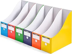 Magazine Holder,Magazine Rack Floor,Magazine Storage Basket,File Holder Organizer,Folder Organizer Bin for Magazines,Books,Newspapers,Tablets