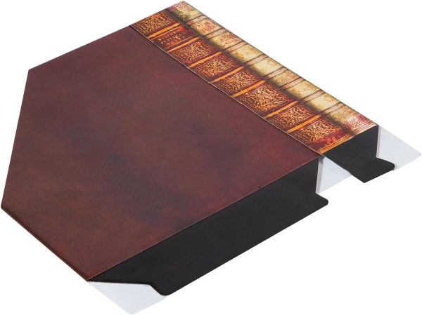 Bits and Pieces - Heavy-Duty File Organizer and Magazine Holder – Set of 3 – Decorative Classic Books Themed Magazine Rack - 3" x 11" x 12 - Image 4