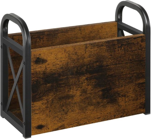 Magazine Holder,Magazine Rack Floor,Magazine Storage Basket,File Holder Organizer,Folder Organizer Bin for Magazines,Books,Newspapers,Tablets - Image 9