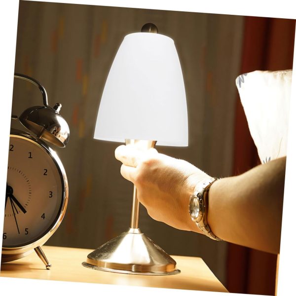 Plastic Lampshade Light Bulb Light Plastic Lamp Shade Chandelier Light Cage Floor Lamp Shade Replacement Cylinder Lamp Shade Drum Lampshade Short Hair Decorate White - Image 5