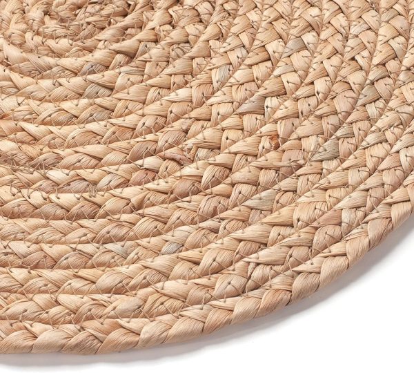 Round Placemats Set of 6, 13.8" Woven Placemats, Rattan Placemats for Dining table, Boho Chargers Plates for Home, Party, Wedding, Thanksgiving and Christmas - Image 4