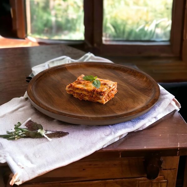 Wood Appetizer Plate, Wood Appetizer Plate Sets, Wood Chargers for Dinner Plates, Wood Placemats, Chargers for Dinner Plates, 11 Inch Wood Appetizer Plate - 4 Pack - Walnut Brown - Image 7